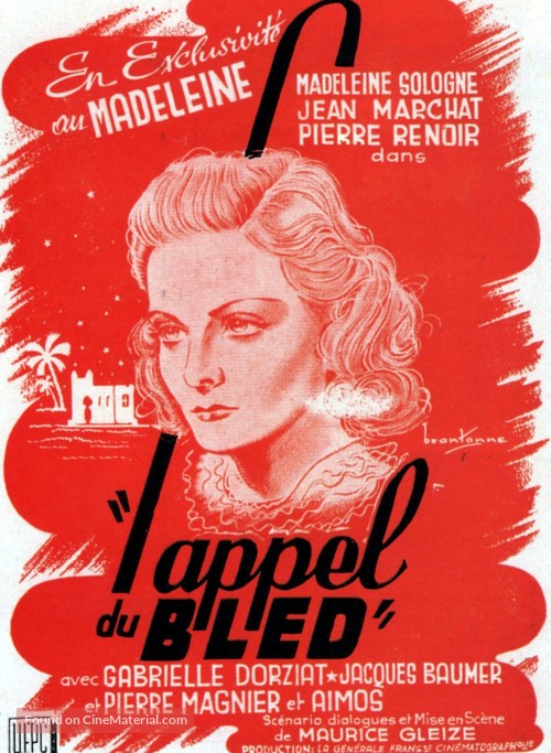 L&#039;appel du bled - French Movie Poster