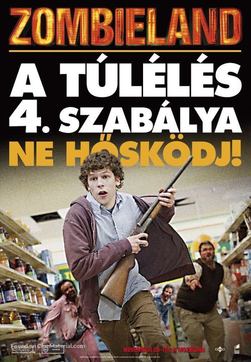 Zombieland - Hungarian Movie Poster