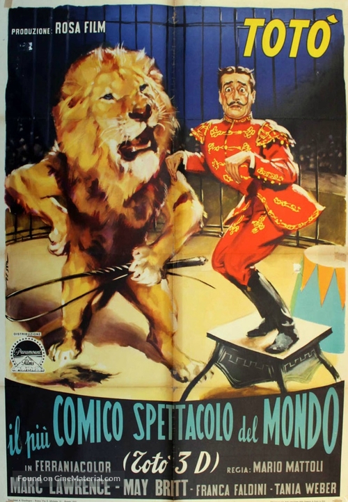 Il pi&ugrave; comico spettacolo del mondo - Italian Movie Poster
