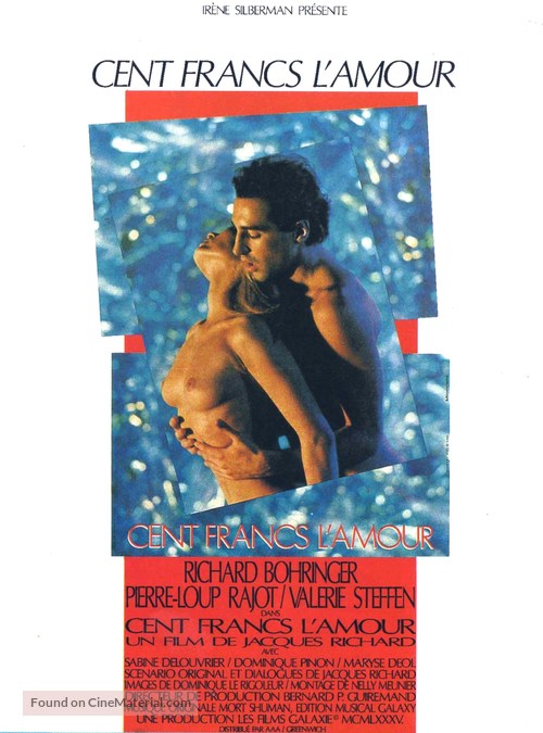 Cent francs l&#039;amour - French Movie Poster