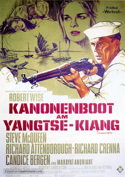 The Sand Pebbles - German Movie Poster