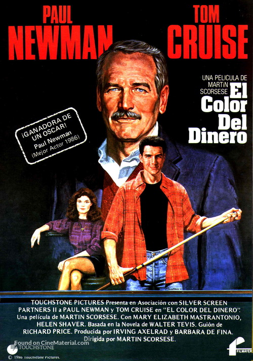 The Color of Money - Spanish Movie Poster
