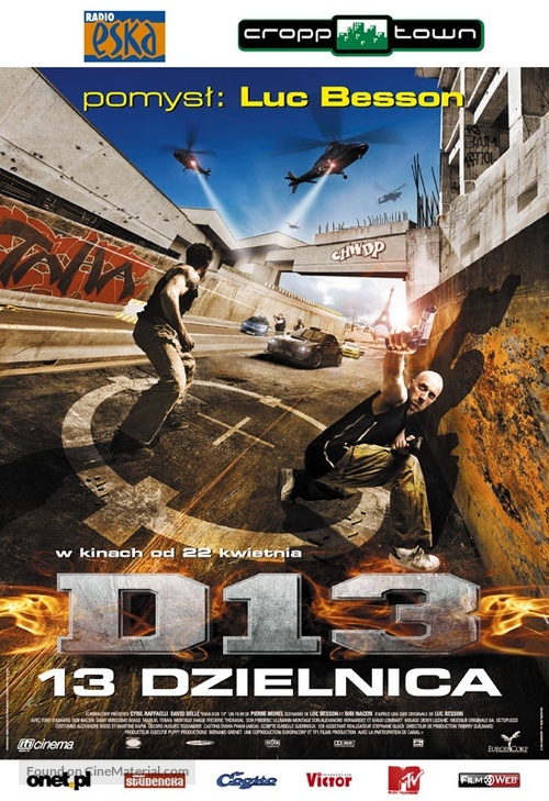 Banlieue 13 - Polish Movie Poster
