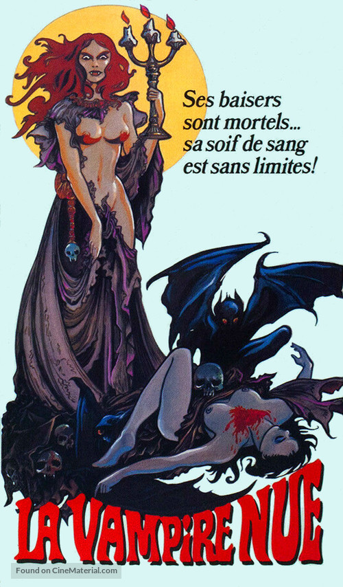 La vampire nue - French VHS movie cover
