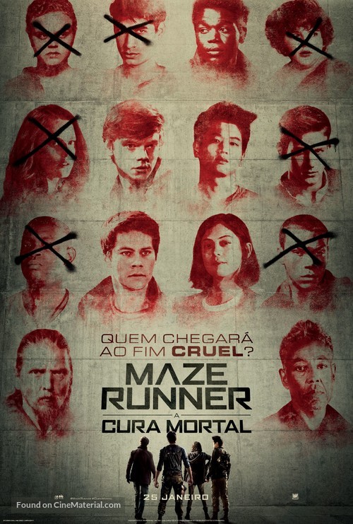 Maze Runner: The Death Cure - Portuguese Movie Poster