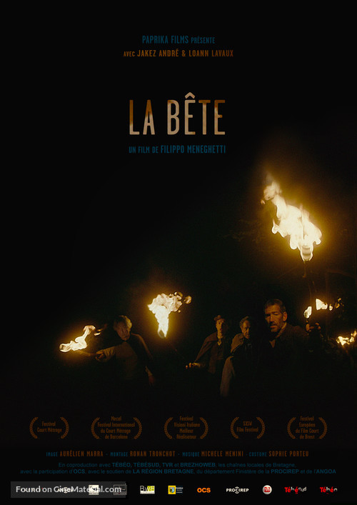 La b&ecirc;te - French Movie Poster