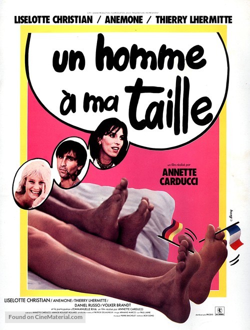 Un homme &agrave; ma taille - French Movie Poster
