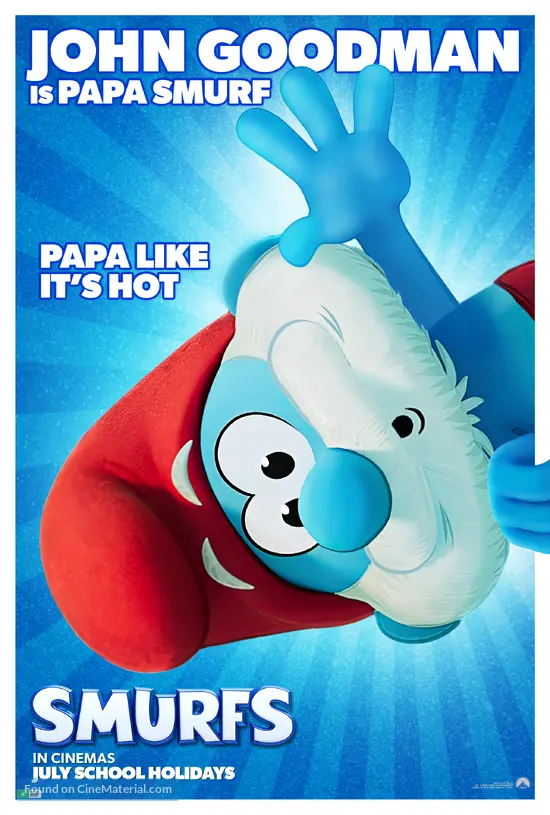 Smurfs - Australian Movie Poster