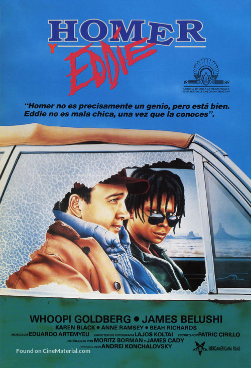 Homer &amp; Eddie - Spanish Movie Poster