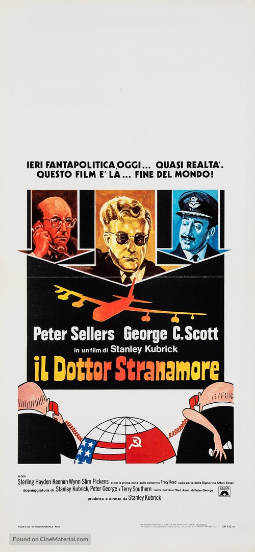 Dr. Strangelove - Italian Movie Poster