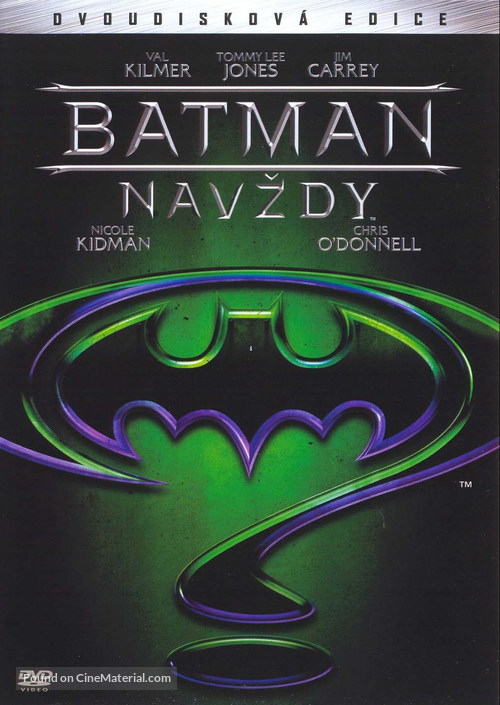 Batman Forever - Czech DVD movie cover