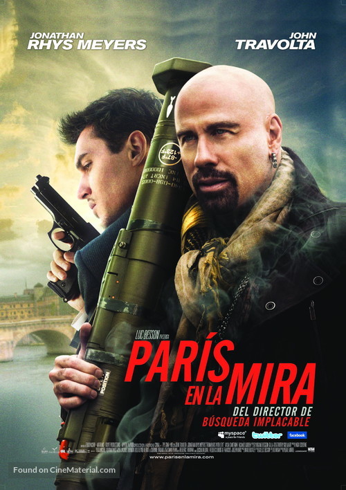 From Paris with Love - Mexican Movie Poster