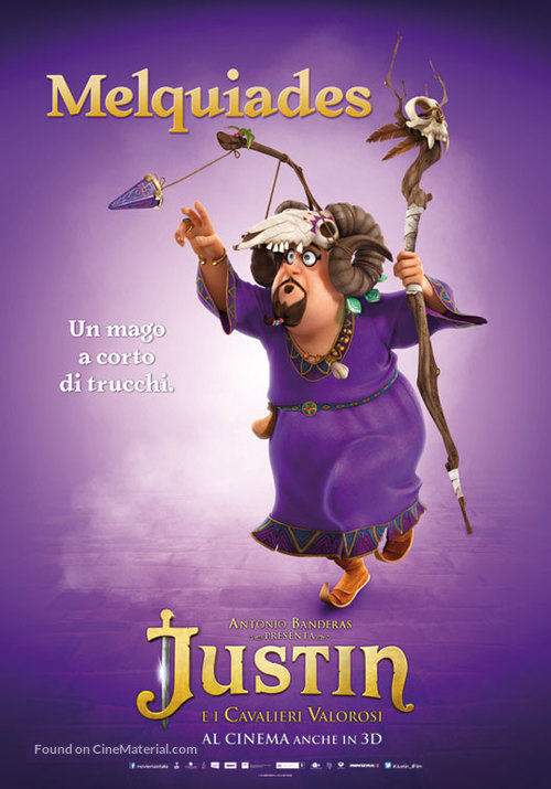 Justin and the Knights of Valour - Spanish Movie Poster