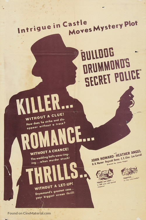 Bulldog Drummond&#039;s Secret Police - Movie Poster