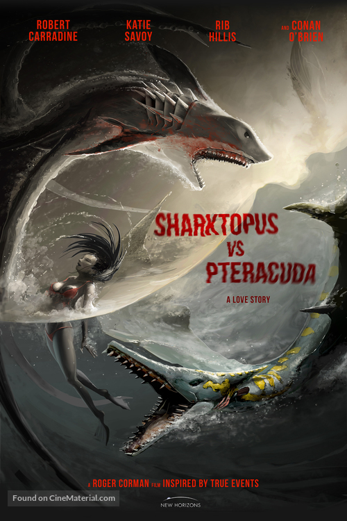 Sharktopus vs. Pteracuda - Movie Poster