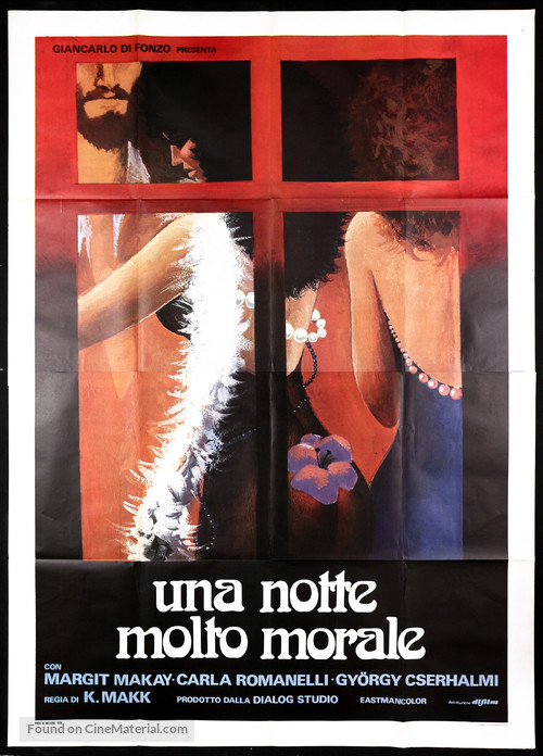 Egy erk&ouml;lcs&ouml;s &eacute;jszaka - Italian Movie Poster
