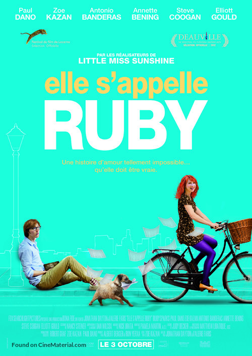 Ruby Sparks - French Movie Poster