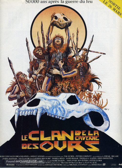 The Clan of the Cave Bear - French Movie Poster