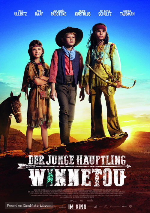 Der junge H&auml;uptling Winnetou - German Movie Poster