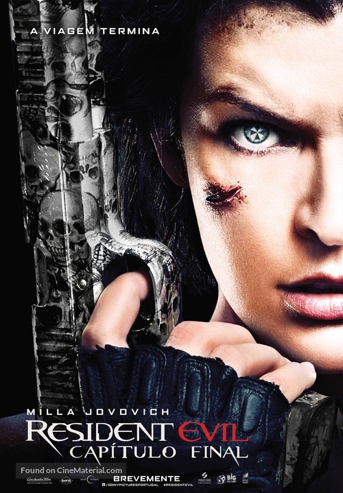 Resident Evil: The Final Chapter - Portuguese Movie Poster