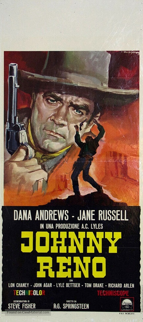 Johnny Reno - Italian Movie Poster