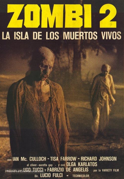 Zombi 2 - Mexican Movie Poster
