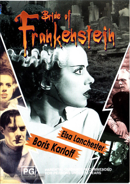 Bride of Frankenstein - Australian Movie Cover