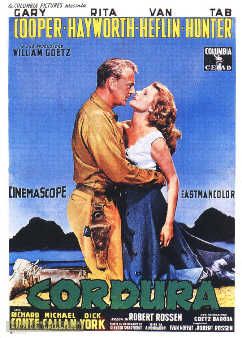 They Came to Cordura - Italian Movie Poster