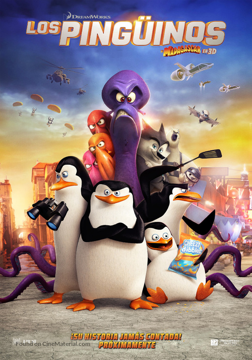 Penguins of Madagascar - Argentinian Movie Poster