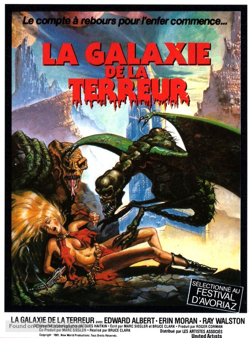Galaxy of Terror - French Movie Poster