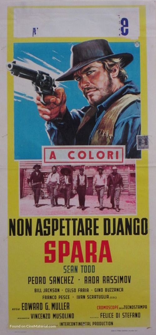 Non aspettare Django, spara - Italian Movie Poster