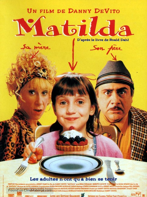 Matilda - French Movie Poster