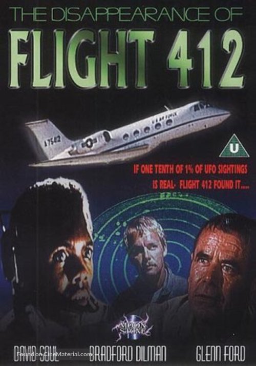 The Disappearance of Flight 412 - British Movie Cover