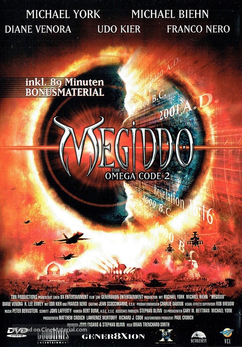 Megiddo: The Omega Code 2 - German DVD movie cover