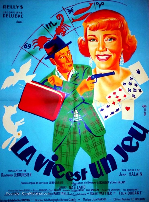 La vie est un jeu - French Movie Poster