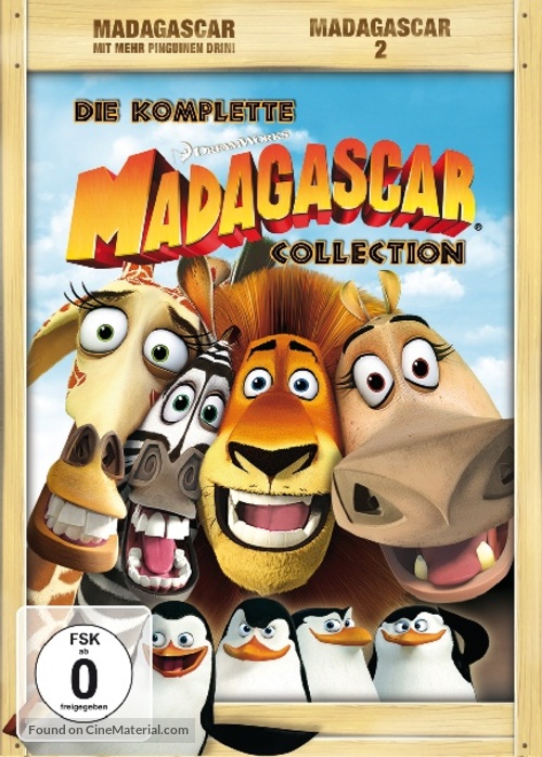 Madagascar: Escape 2 Africa - German DVD movie cover