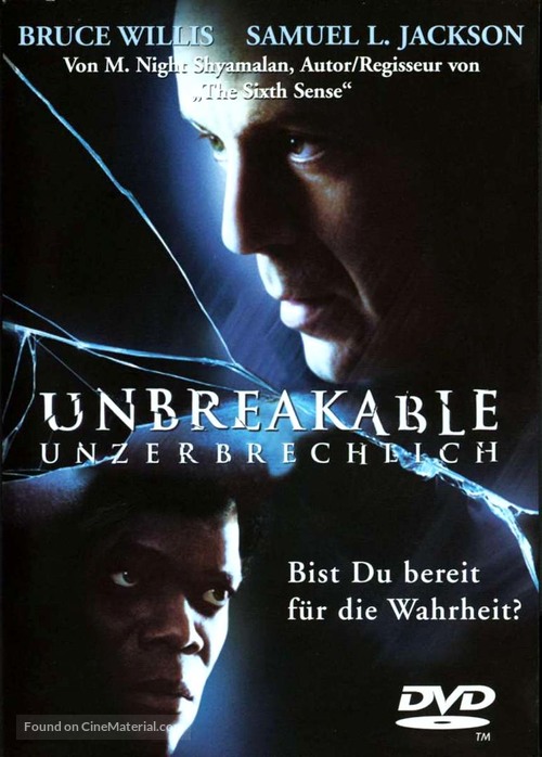 Unbreakable - German Movie Cover