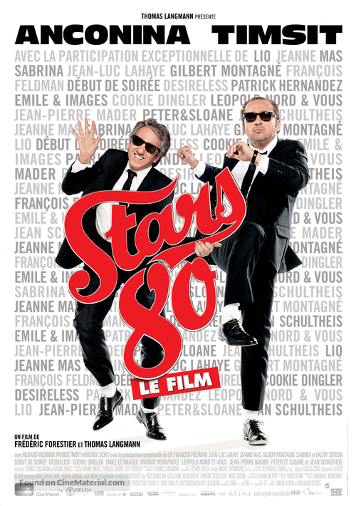 Stars 80 - Belgian Movie Poster