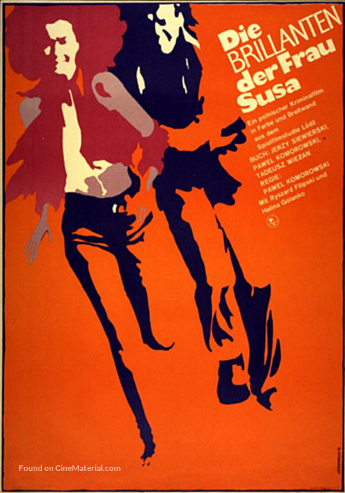 Brylanty pani Zuzy - German Movie Poster