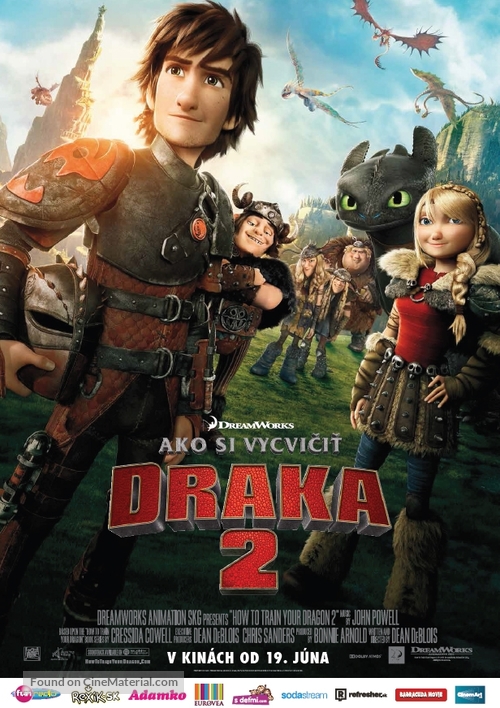 How to Train Your Dragon 2 - Slovak Movie Poster
