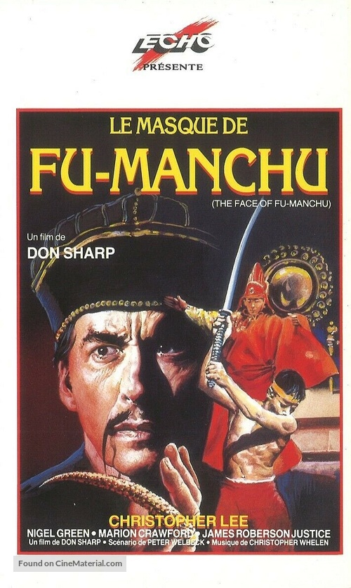 The Face of Fu Manchu - French VHS movie cover