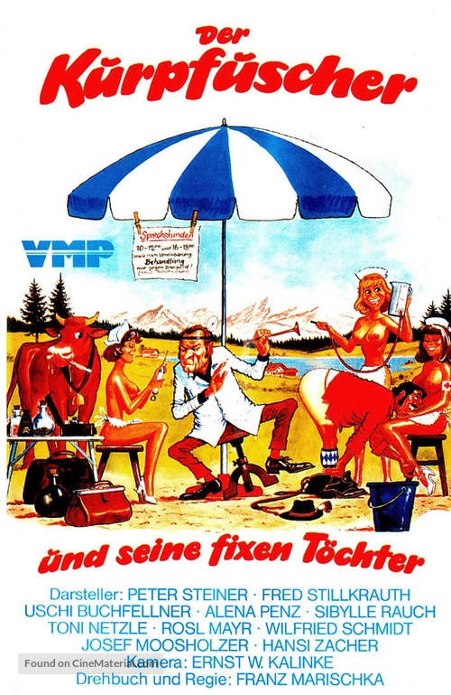 Der Kurpfuscher und seine fixen T&ouml;chter - German VHS movie cover