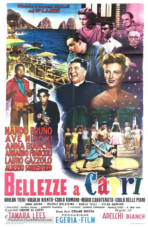 Bellezze a Capri - Italian Movie Poster