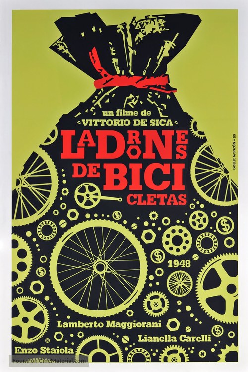 Ladri di biciclette - Cuban Movie Poster