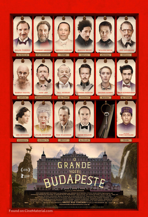 The Grand Budapest Hotel - Brazilian Movie Poster