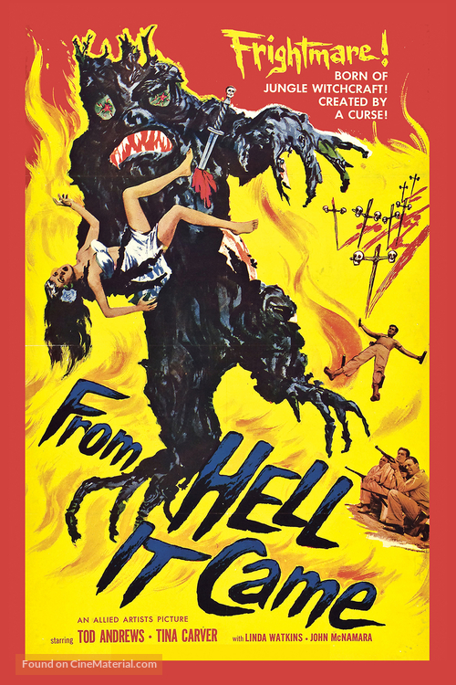 From Hell It Came - Movie Poster