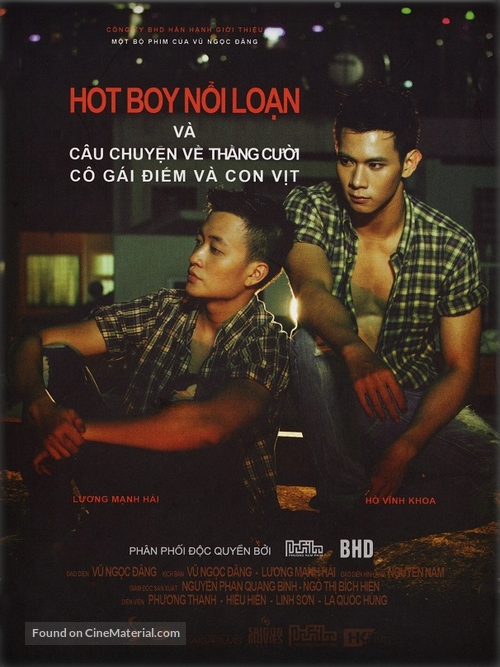 Hot boy noi loan - cau chuyen ve thang cuoi, co gai diem va con vit - Vietnamese Blu-Ray movie cover