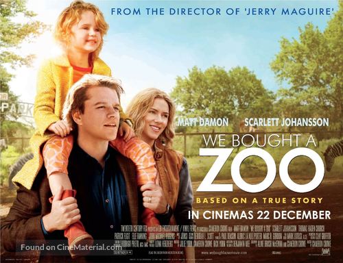 We Bought a Zoo - Singaporean Movie Poster