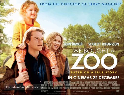 We Bought a Zoo - Singaporean Movie Poster