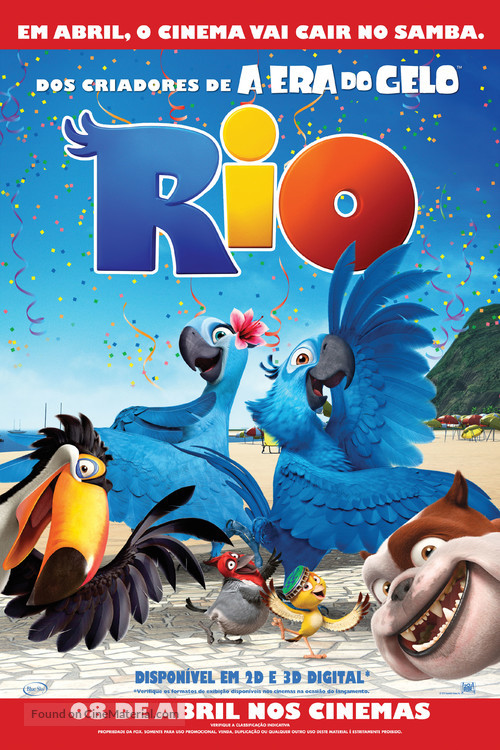 Rio - Brazilian Movie Poster